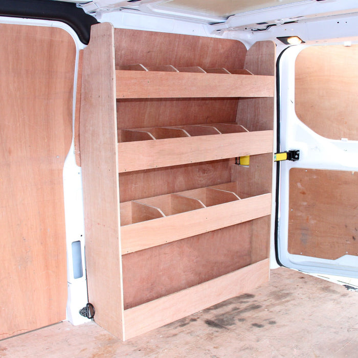 Tappezzeria Camper Furgone Grigio Argento & Scaffale per Furgone Ford Transit