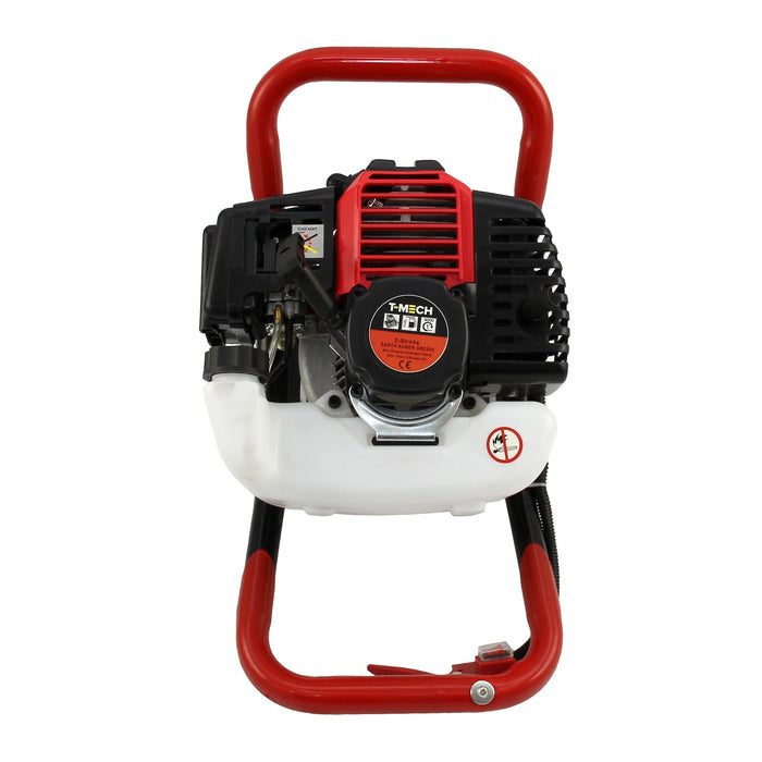 T-Mech Trivella Pesante e Battipalo Benzina - Motore 3HP e Kit Sicurezza