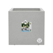 Elho Vivo Next Square 30 Fioriera - Grigio -  30 x H 29 cm - da interno/esterno - 100% riciclato