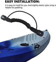 Manubrio per kayak ergonomico - manubrio di ricambio - antiscivolo - resistente - adatto per bagagli/valigie - facile da installare - manubrio di barca