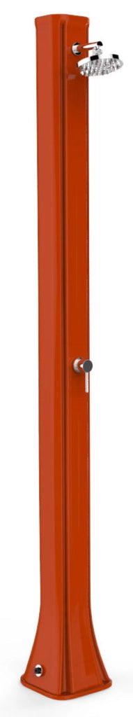 Doccia Solare da Giardino 40L Miscelatore Arkema Big Happy Five Arancio