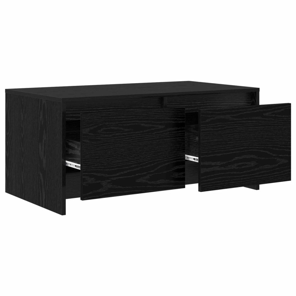 Tavolino da salotto Rovere Nero 90 x 50 x 41.5 cm 8017368