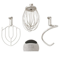 Robot da Cucina Multifunzione 10 Litri con Uncino a Spirale, Frusta e Sbattitore