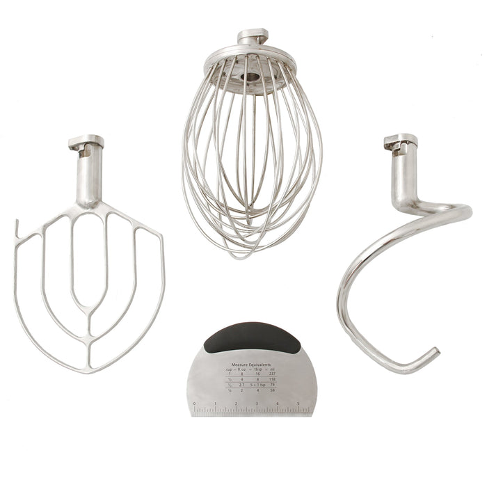 Robot da Cucina Multifunzione 15 Litri con Uncino a Spirale, Frusta e Sbattitore