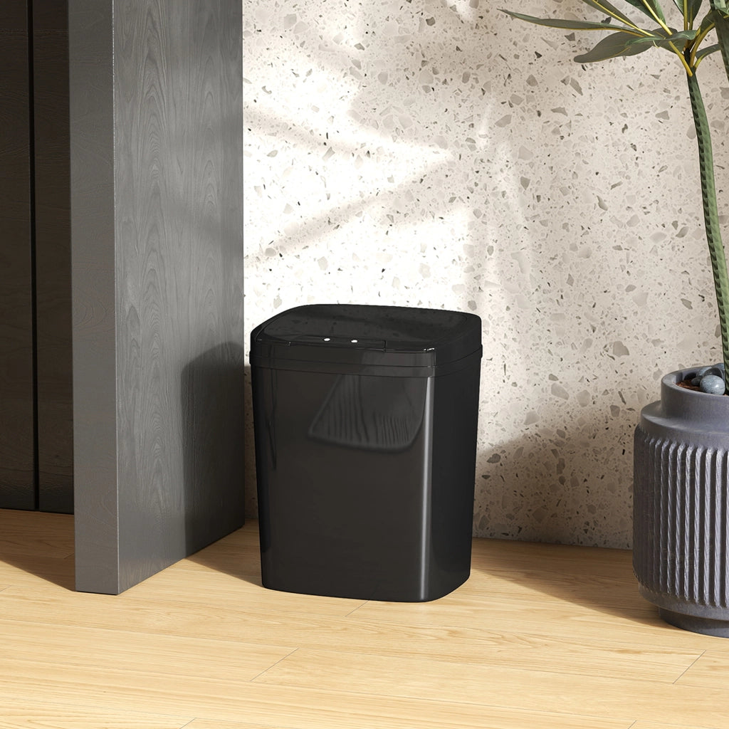 Cestino per Rifiuti Automatico 15 Litri con Sensore ¨C zephmum ¨C Nero