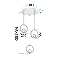 Lampada Led Lhj095-3cp Gold