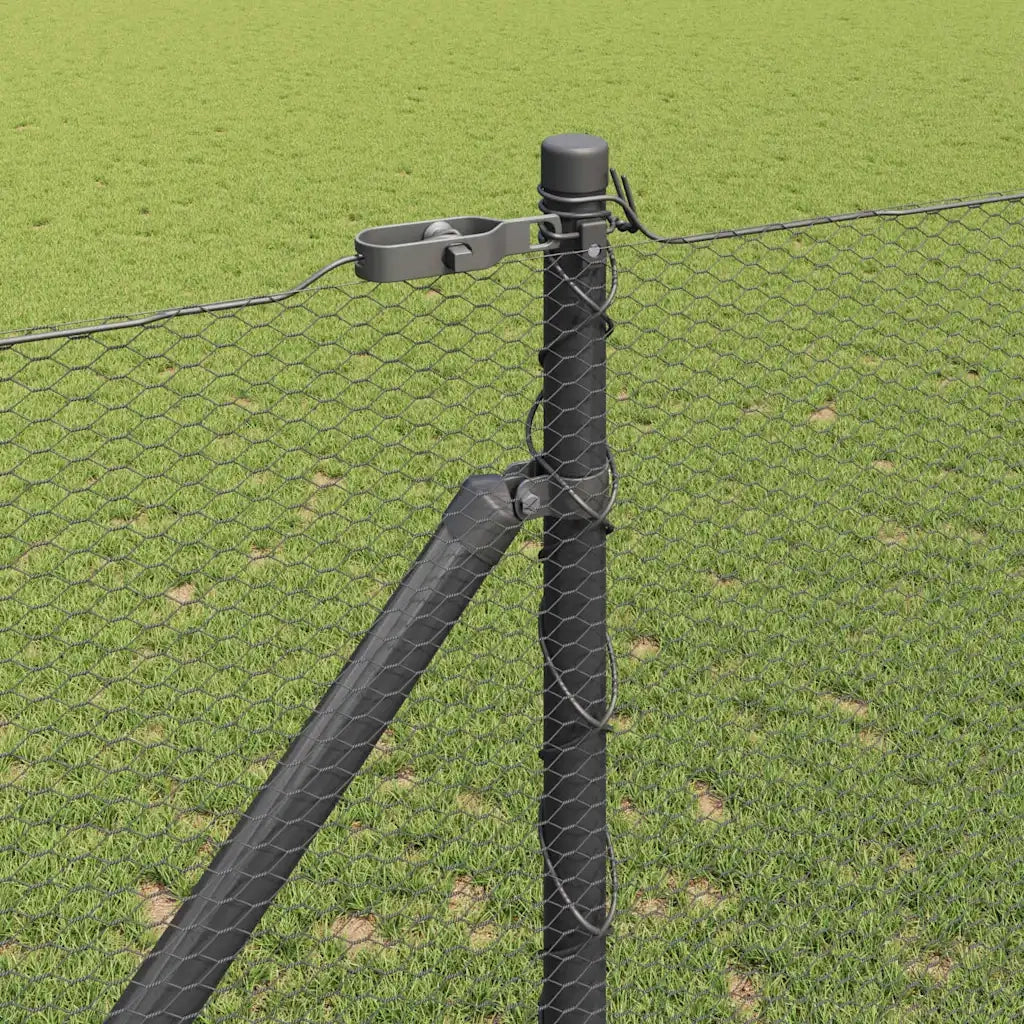 Palo della recinzione Grigio 25 x 1,4 m (rete da 13 mm)