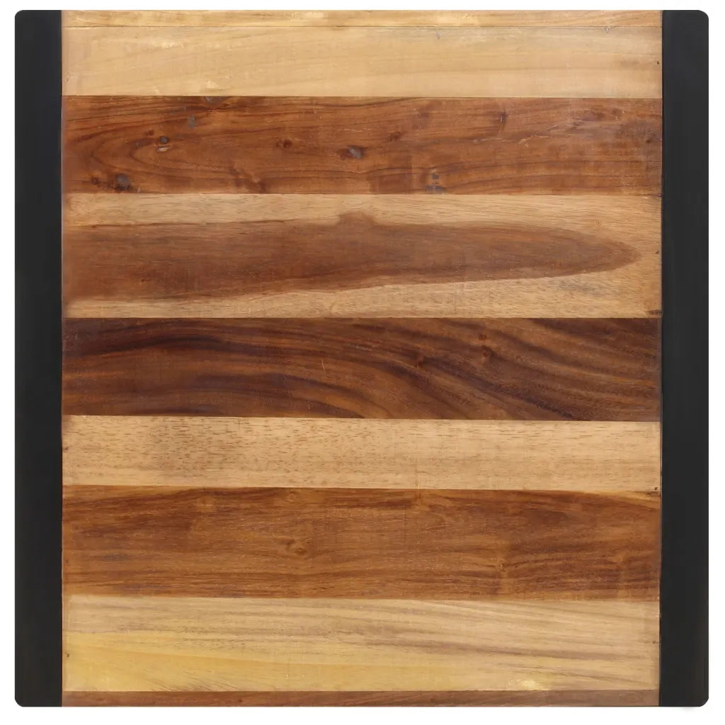 Tavolo da Pranzo 70x70x75 cm in Legno Massello di Acacia 321598
