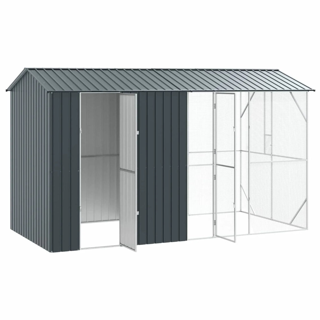 Gabbia per uccelli Antracite 430 x 208 x 247 cm Acciaio zincato 3325153