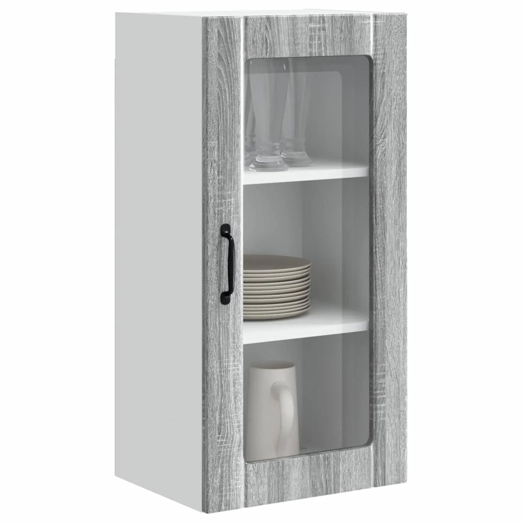 Mobile da cucina con lo scaffale-Armadio da cucina Grigio Sonoma 40 x 31 x 80 cm 653394