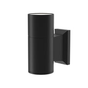 Lampada Da Parete Moderna Da Esterno Alluminio Nero 1 Luce Gu10 50W Ip54