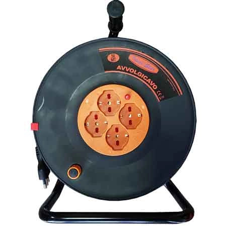 AVVOLGICAVO ELETTRICO IDEAL STAR CON CAVALETTO 25 mt - IDEAL STAR