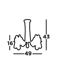 Lampadario Contemporaneo Olivia Acciaio Argento 5 Luci E27