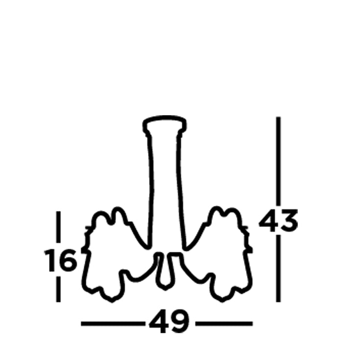 Lampadario Contemporaneo Olivia Acciaio Argento 5 Luci E27