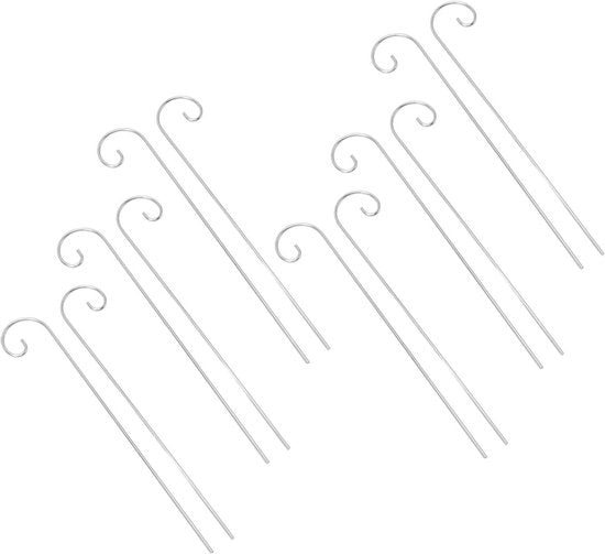 Etichette per piante in acciaio inossidabile - Set da 30 - Sostegno per piante - Piastra per vasi e bonsai - 200 mm Lunghezza