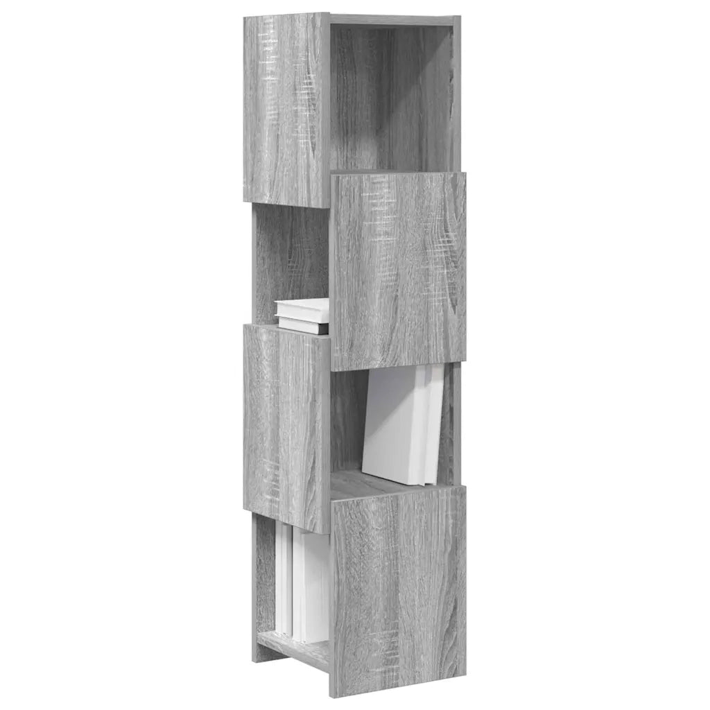 Mobile angolare Grigio Sonoma 25,5x25x102cm Legno multistrato