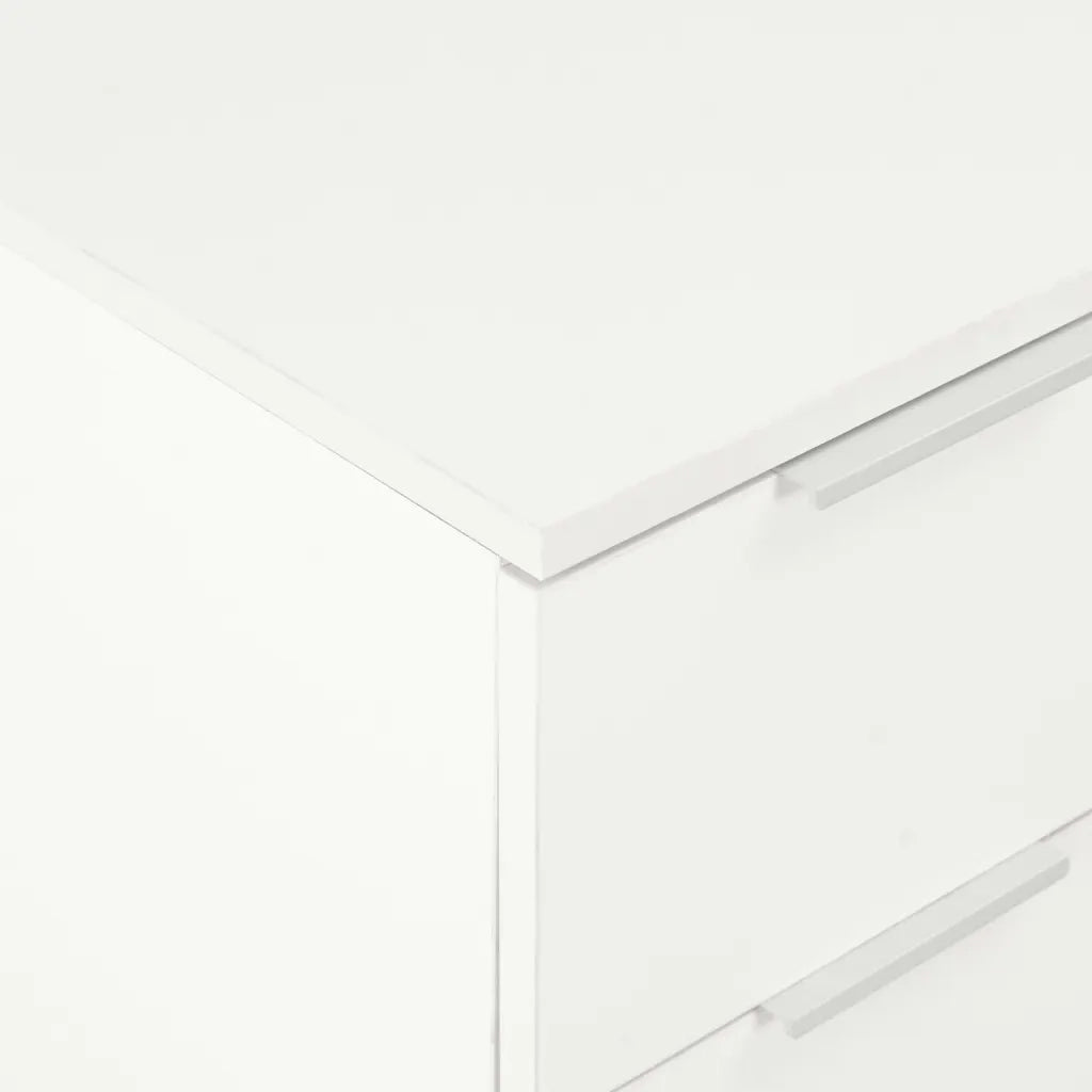 Credenza-Buffet-Armadio da cucina Bianco Lucido 60x35x80 cm in Legno Multistrato