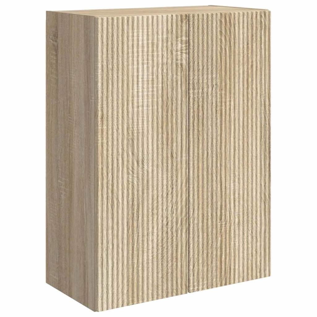 Set di Mobiletto da TV a Parete 6 pcs Rovere Sonoma 3408954