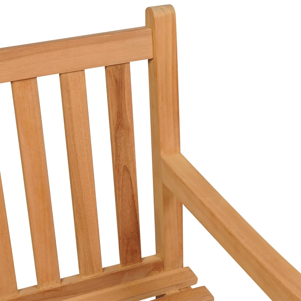 Set da Pranzo per Giardino 5 pz in Legno Massello di Teak cod mxl 38016