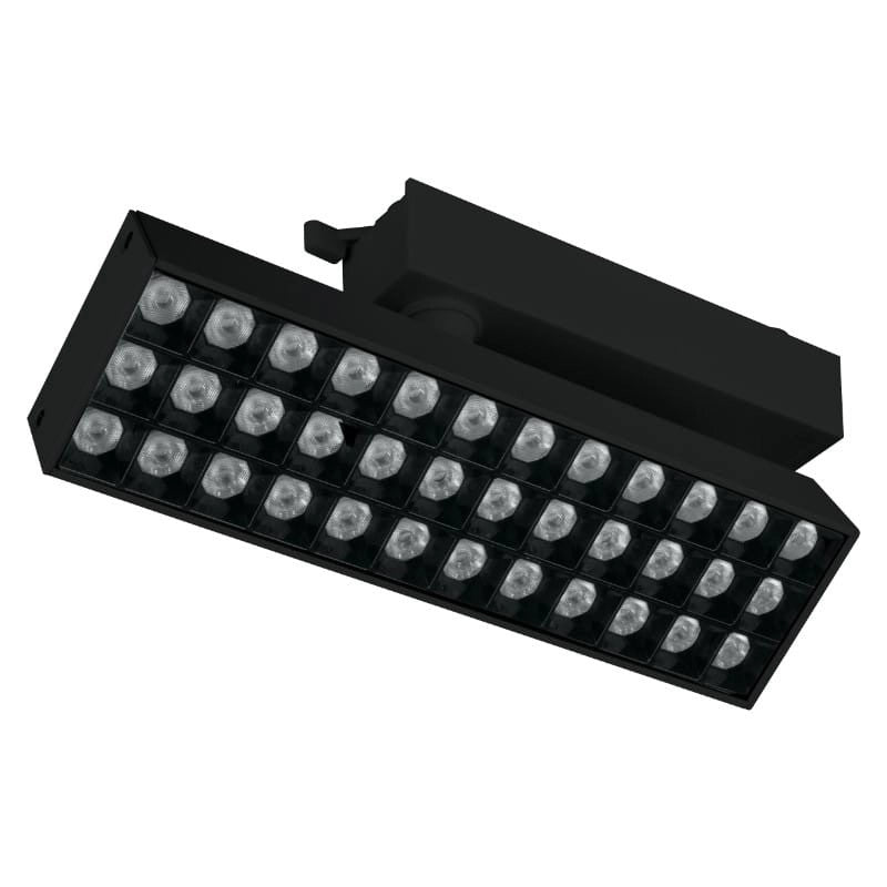 Faretto LED su binario 20W nero X-Line DPM 4000K 1750lm