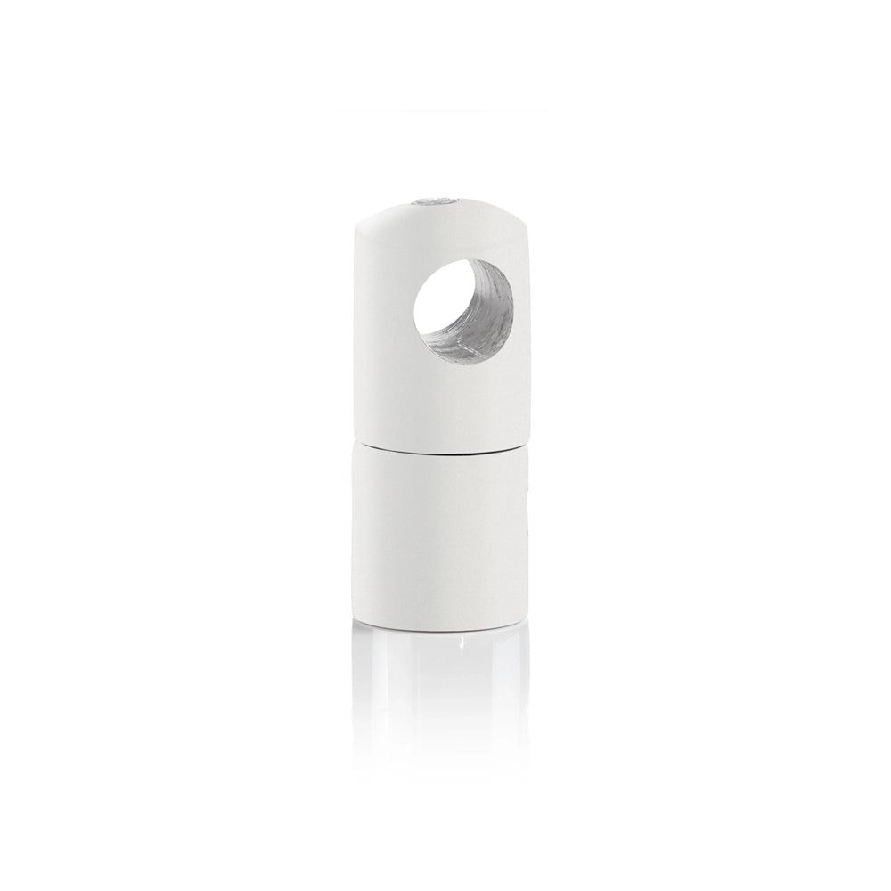 Supporto Cavo Metallo Bianco 15X30Mm