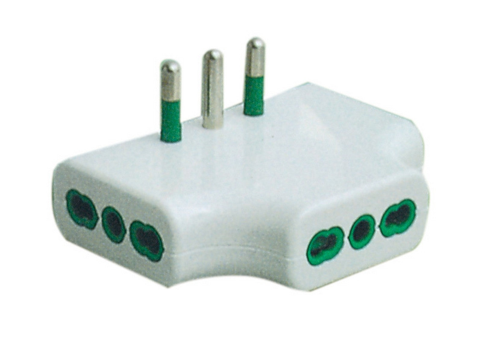 fme art. 82.220 adattatore triplo piatto 3 prese 2 poli + terra bipasso cod:ferx.10670