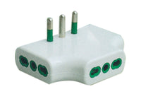 fme art. 82.220 adattatore triplo piatto 3 prese 2 poli + terra bipasso cod:ferx.10670