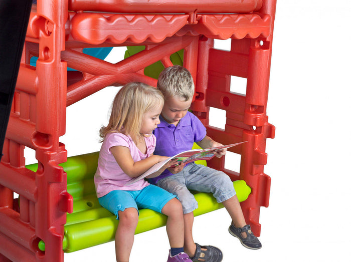 Scivolo da Giardino con struttura in Plastica cm 200x125x139 - LANCE