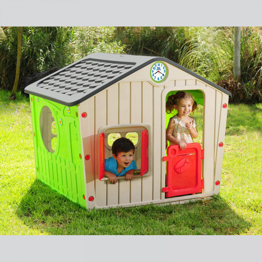 Casetta da Giardino per bambini in Plastica cm 140x108x115 - ANDREW