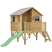 Casetta per bambini con scivolo in Legno cm 220x174x250 - MICH