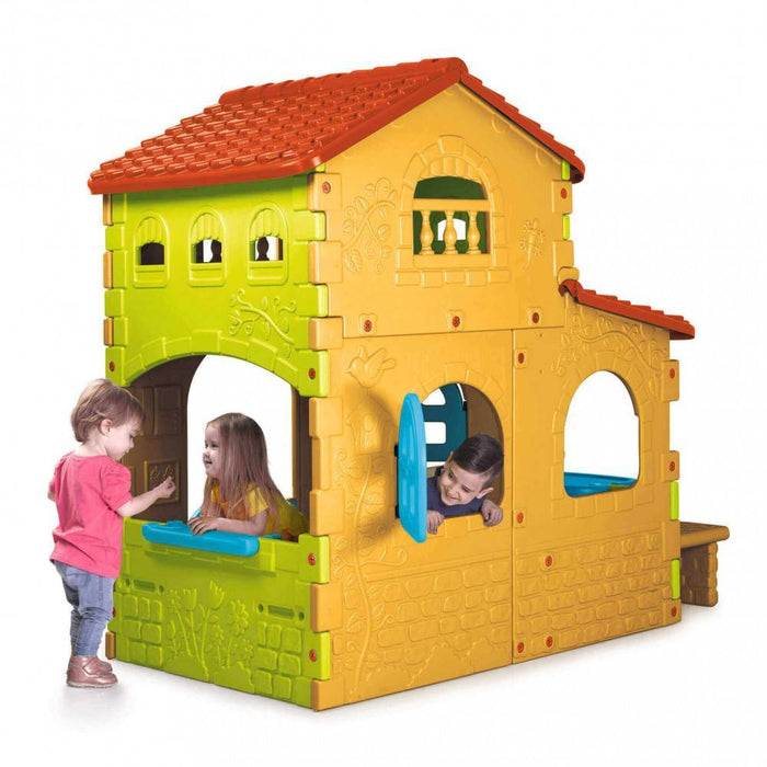 Casetta da Giardino per bambini in Plastica cm 110x206x180 - GRANDEVILLA