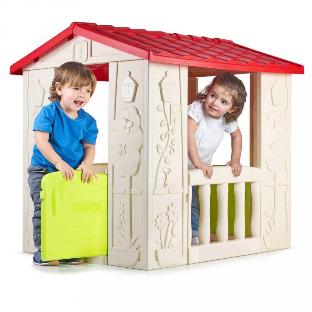 Casetta da Giardino per bambini in Plastica cm 104x90x101 5 - XAVIOR