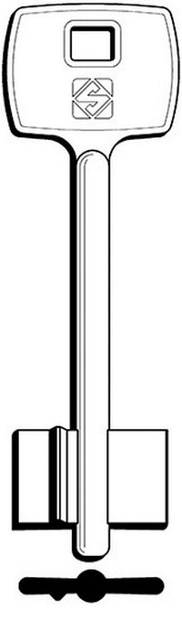 chiavi silca art. 5cb3 gr.19 cod:ferx.10671