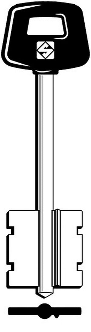 chiavi silca art. 5cs10p gr.19/1 cod:ferx.10675