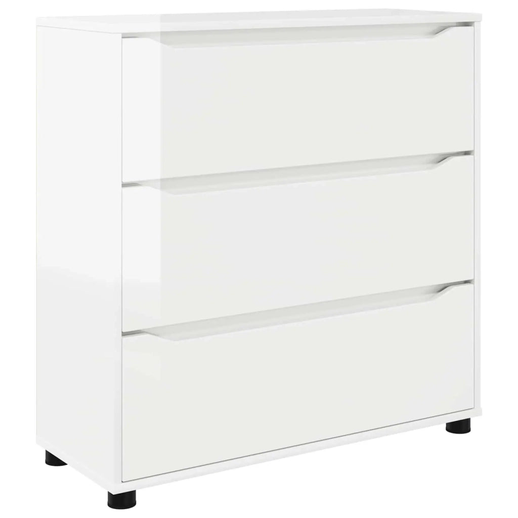 Armadio Bianco Lucido 80 x 31 x 81 cm Legno multistrato 888851