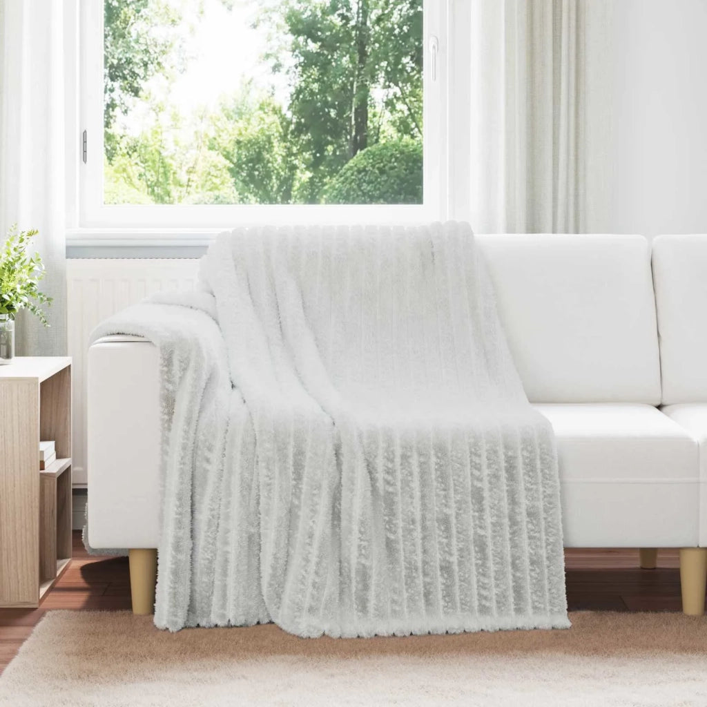Coperte da Pile 6 pcs Grigio 200 x 150 cm Panno 42016878