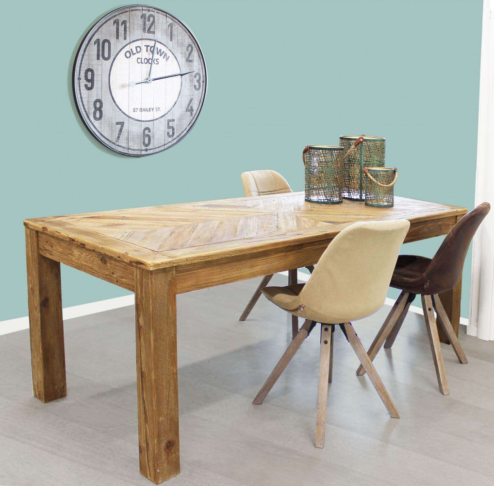 Sedia Moderna marrone in Legno Tessuto cm 48x44x84 - MONTE