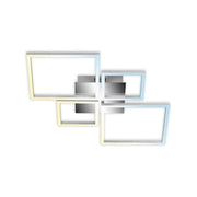 PLAFONIERA LED FRAME 37 W CCT CM 75X47 ALLUMINIO