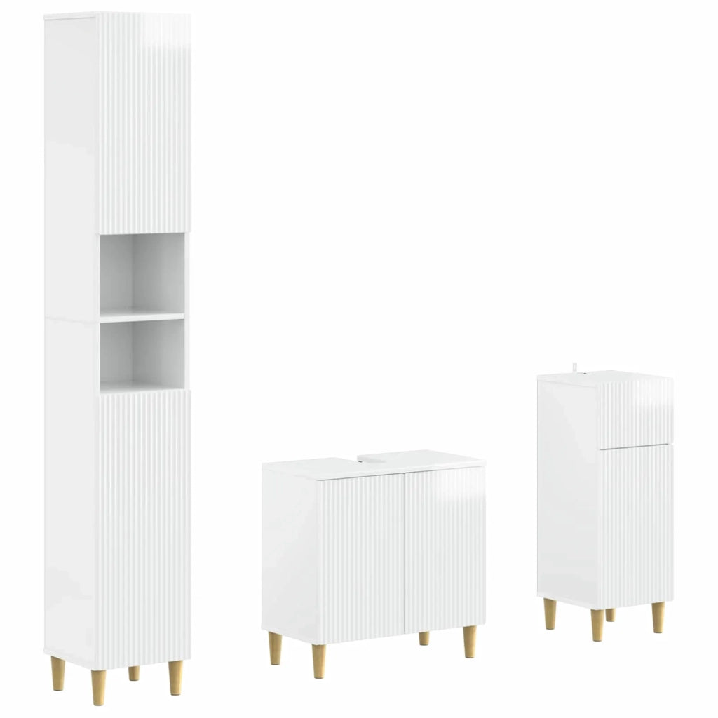 Set di armadietti da bagno in 3 pezzi ARNHEM 3417850