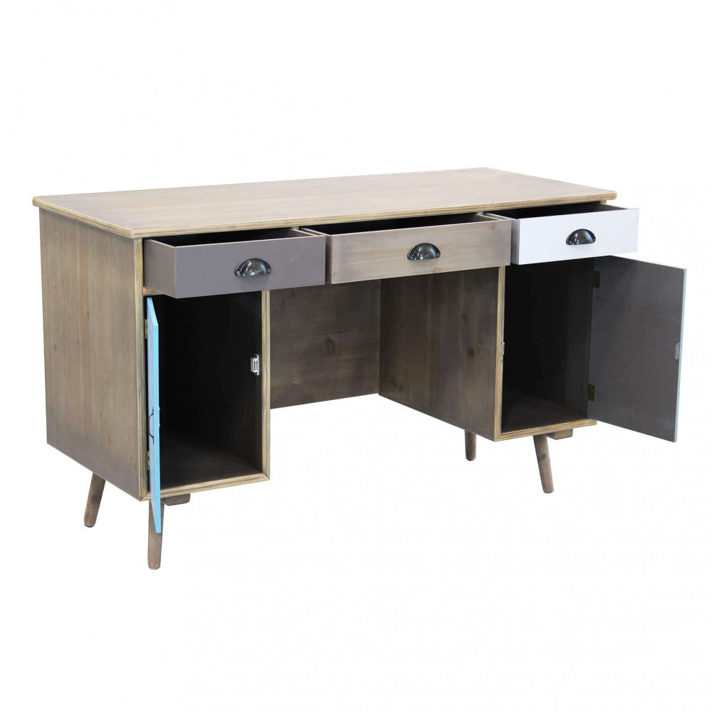 Scrivania colorato in Truciolare cm 121x50 5x55 - HENRY