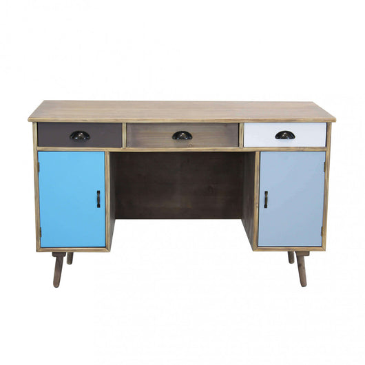 Scrivania colorato in Truciolare cm 121x50 5x55 - HENRY