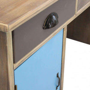 Scrivania colorato in Truciolare cm 121x50 5x55 - HENRY