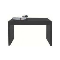 Tavolino nero in MDF cm 120x60x43 - TYLAR