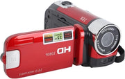 Camera da Vlogging Full HD 1080P 16MP con Schermo Rotativo 2.7 Pollici - Rosso.