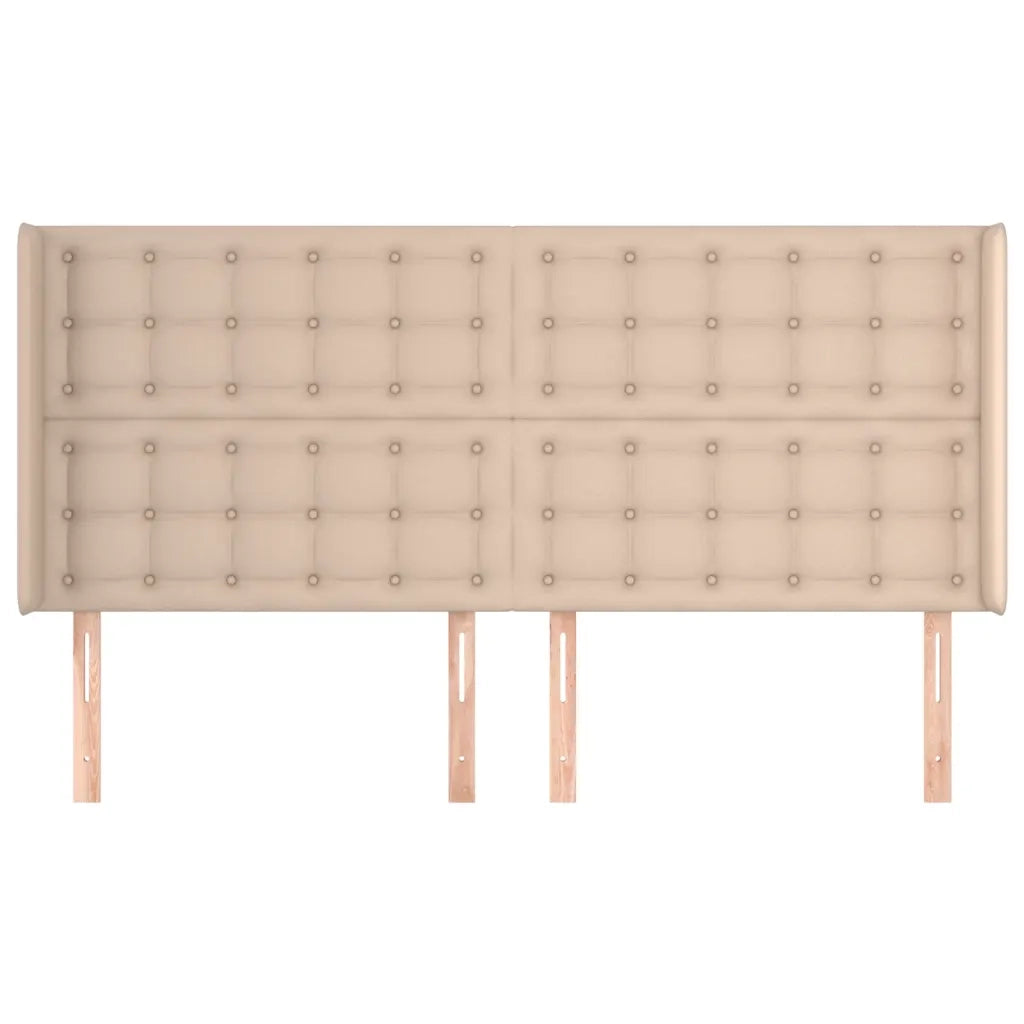 Testiera ad Orecchio Cappuccino 163x16x118/128 cm in Similpelle 3119681