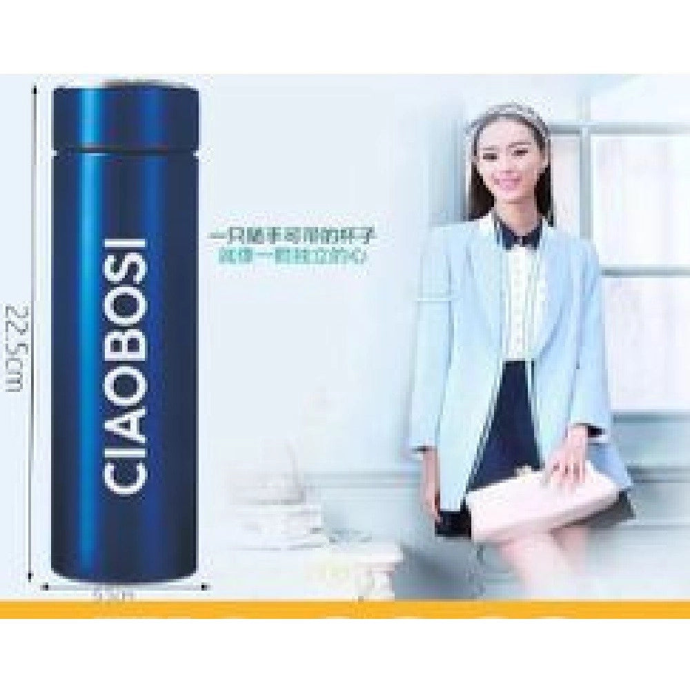 Trade Shop - Borraccia Termica In Acciaio 450 Ml Thermos Caldo Freddo Porta Bevande Tx-8262 -