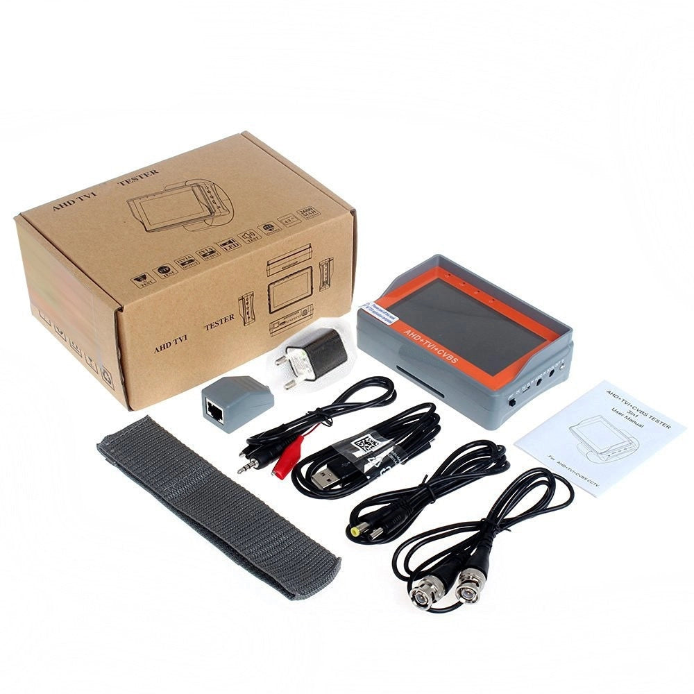 Trade Shop - Tester Monitor Tft 4,3" Telecamere Ahd Da Polso Batteria Interna Uscita 12v Utp -
