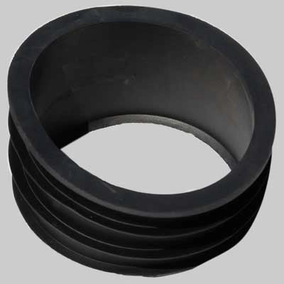 RIDUZIONE IN GOMMA NERA PER RACCORDO TUBI  90÷100 x 110     MADE IN ITALY