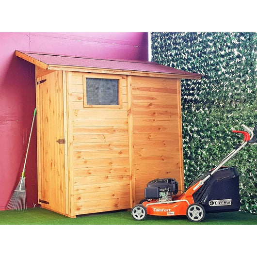 Casetta da Giardino in Legno di Pino da Esterno  con Pavimento, Ricovero Attrezzi, Doghe spessore 19mm - Articolo A164/1  - 100019
