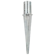 Picchetti di Terra 6 pz Argento 8x61 cm in Acciaio Zincato 145430